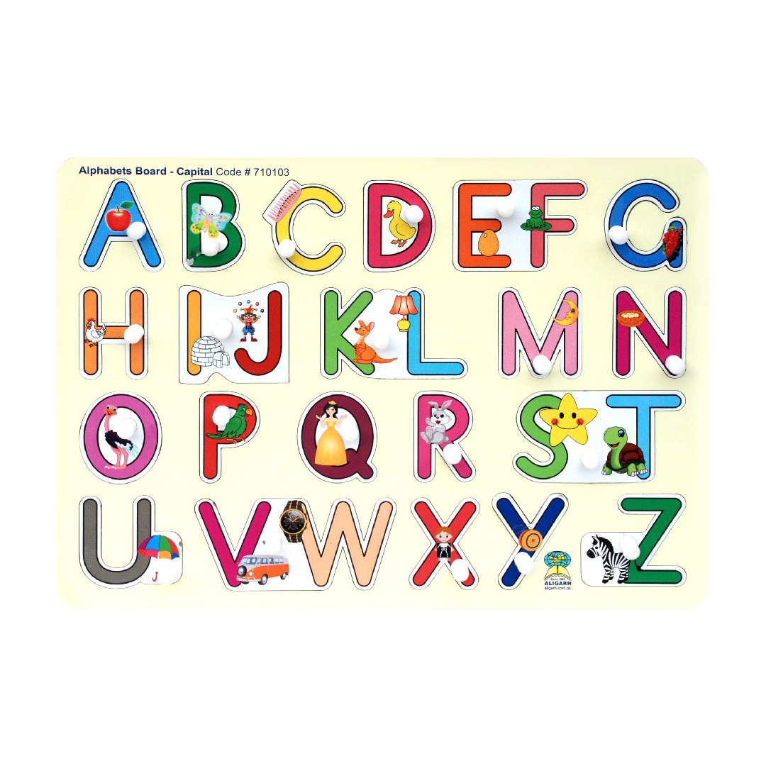 Capital Alphabet Board