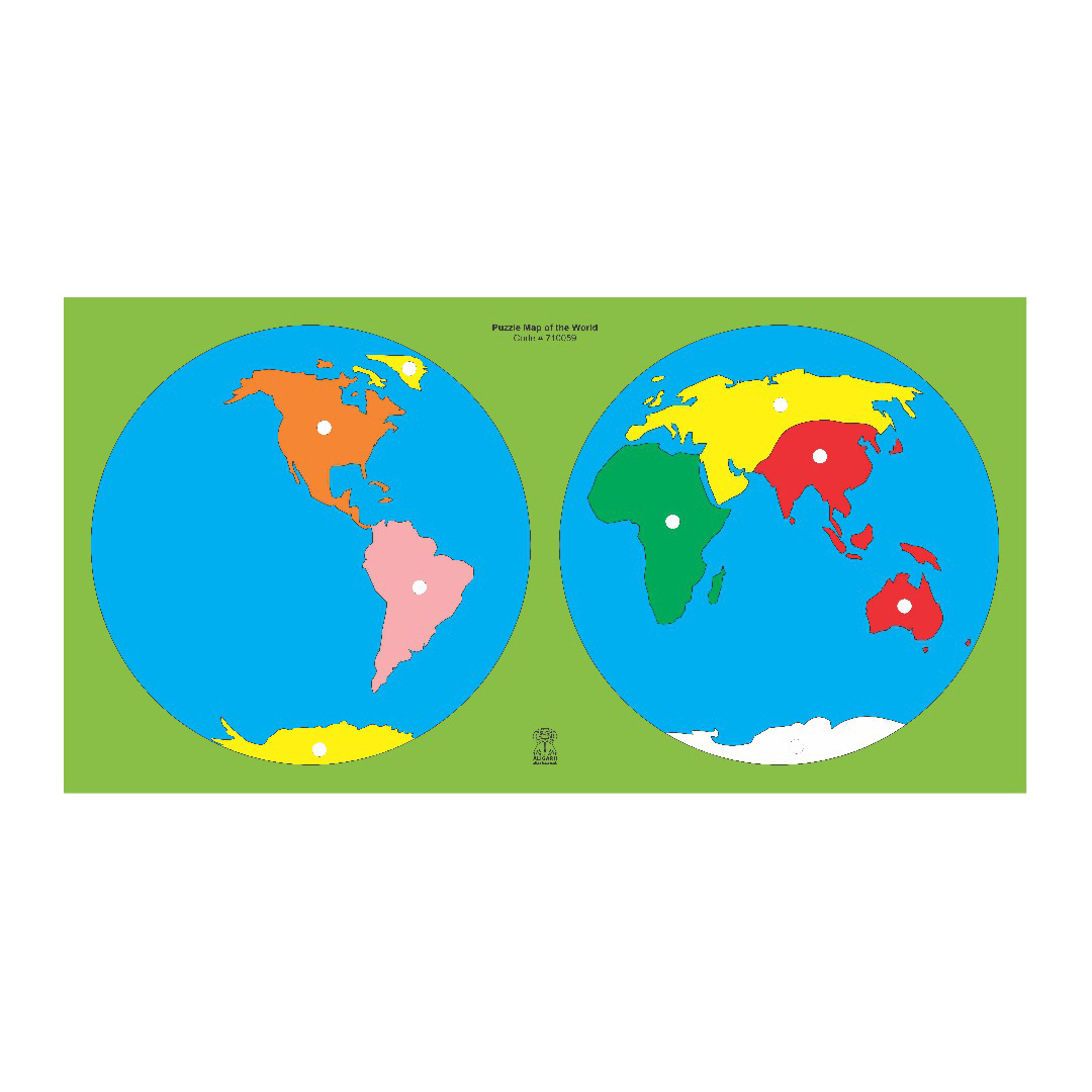 Puzzle Map of the World