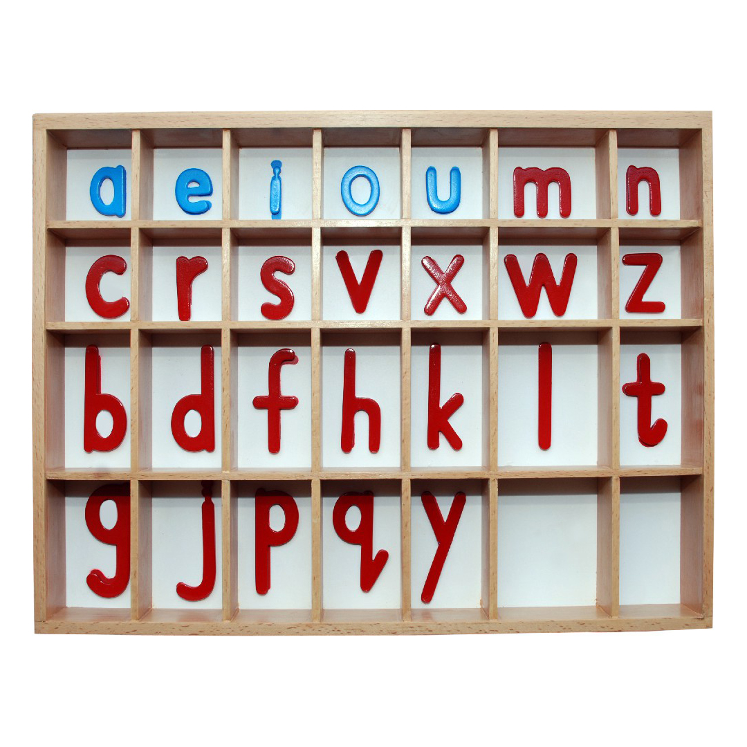 Box for Small Movable Alphabet