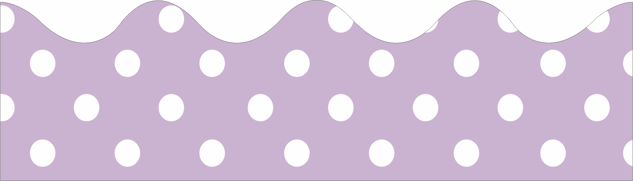 Scallop Border # 55