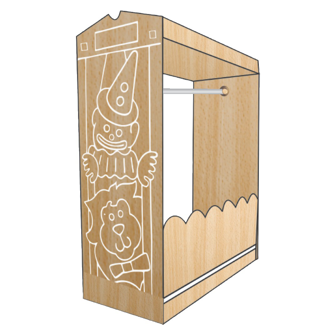 Dressing Up Trolley – Beechwood