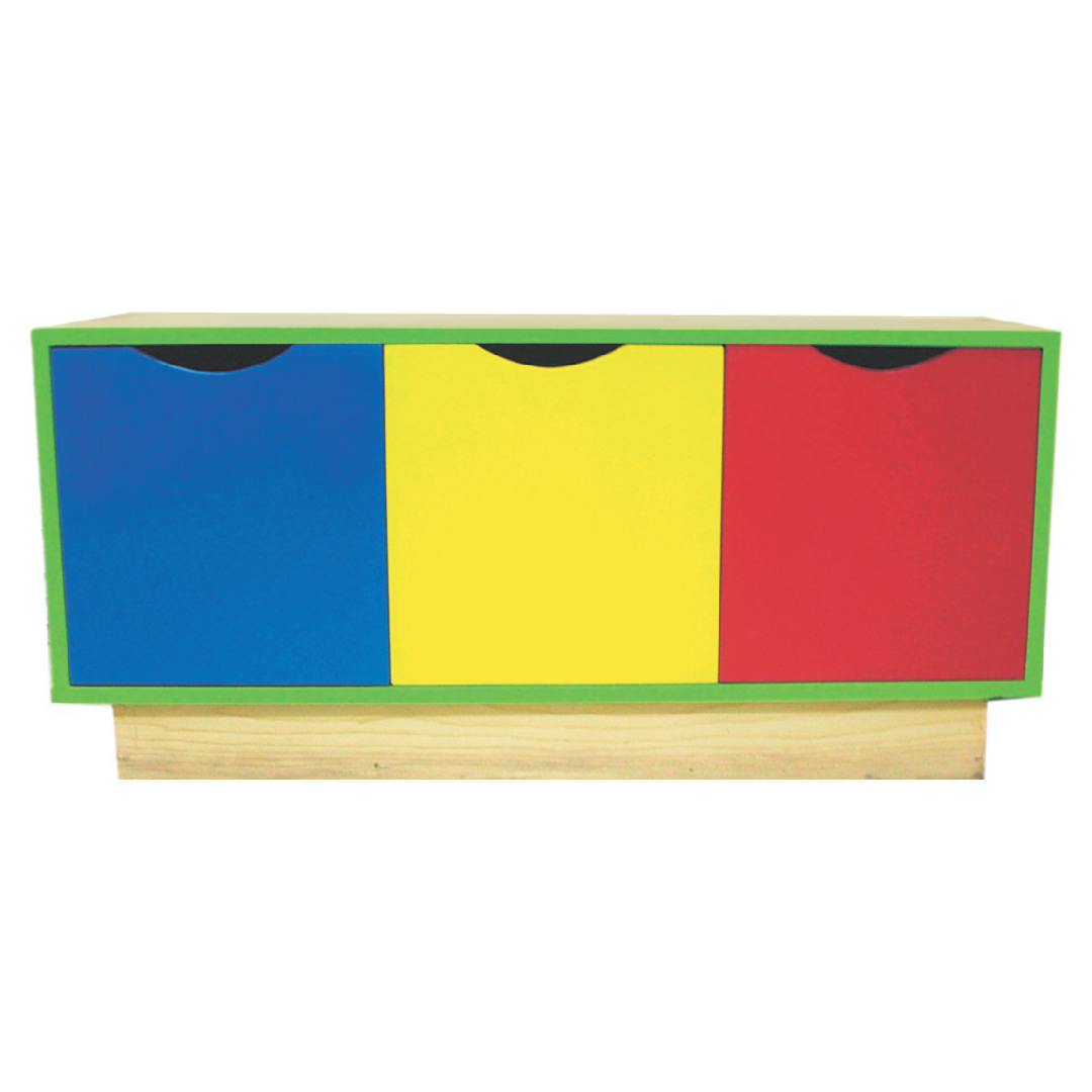 Three Box Bench Unit