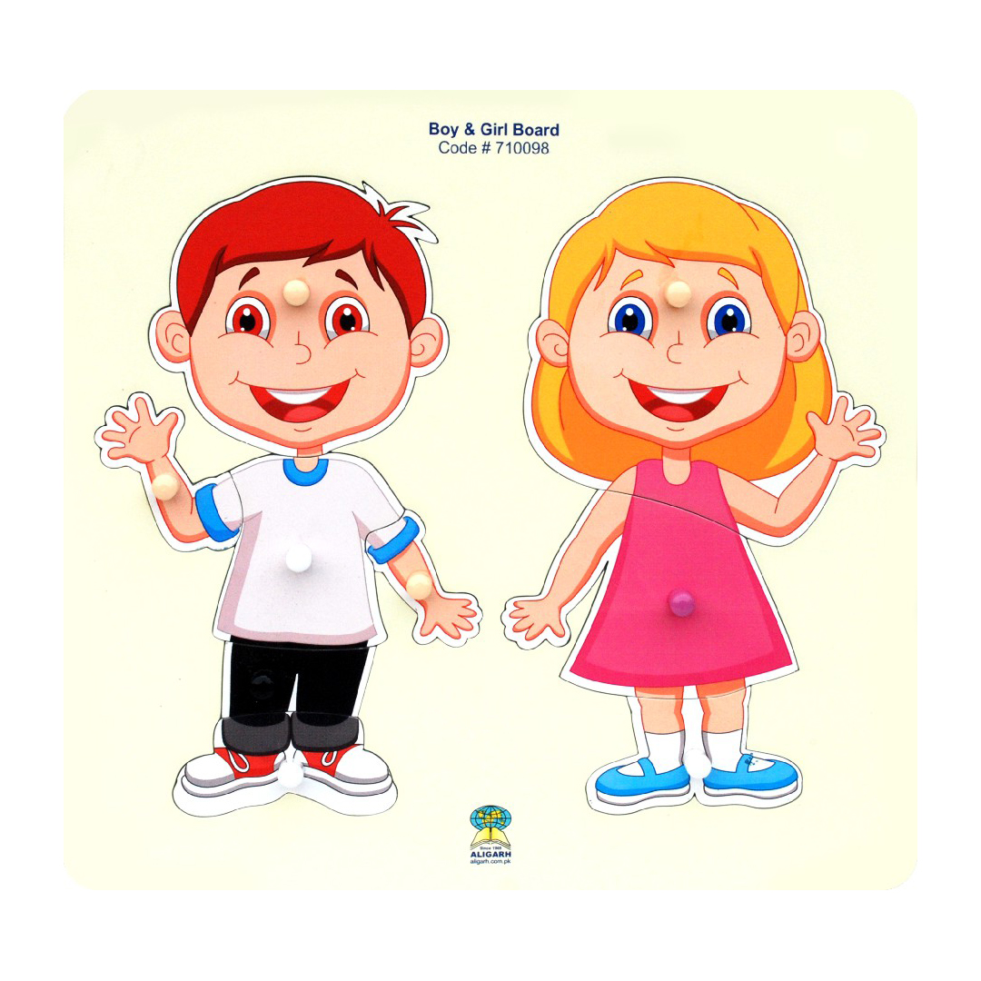 Boy & Girl Puzzle Board