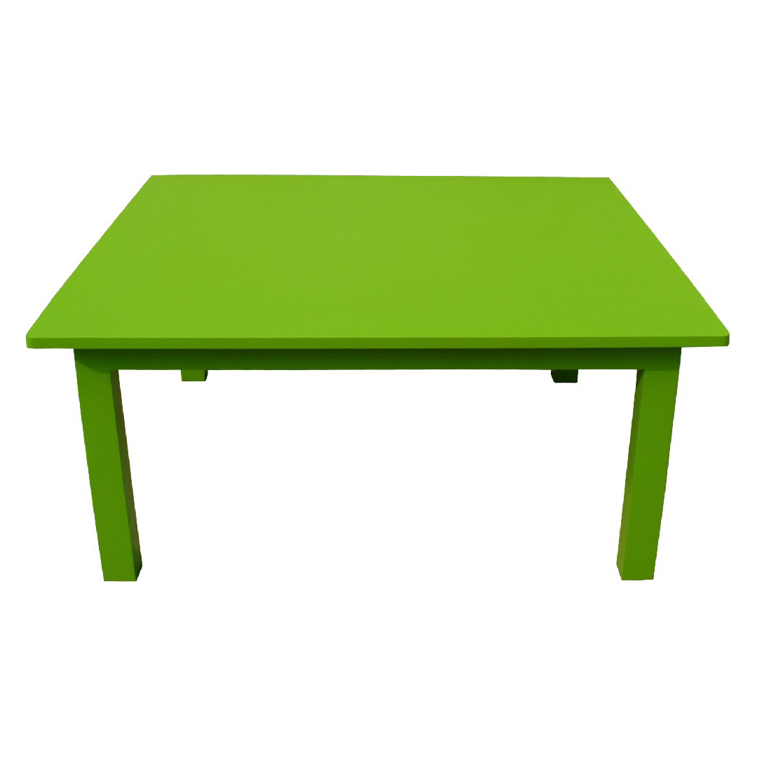 High-Gloss Nursery Table 3′ Square (Green)