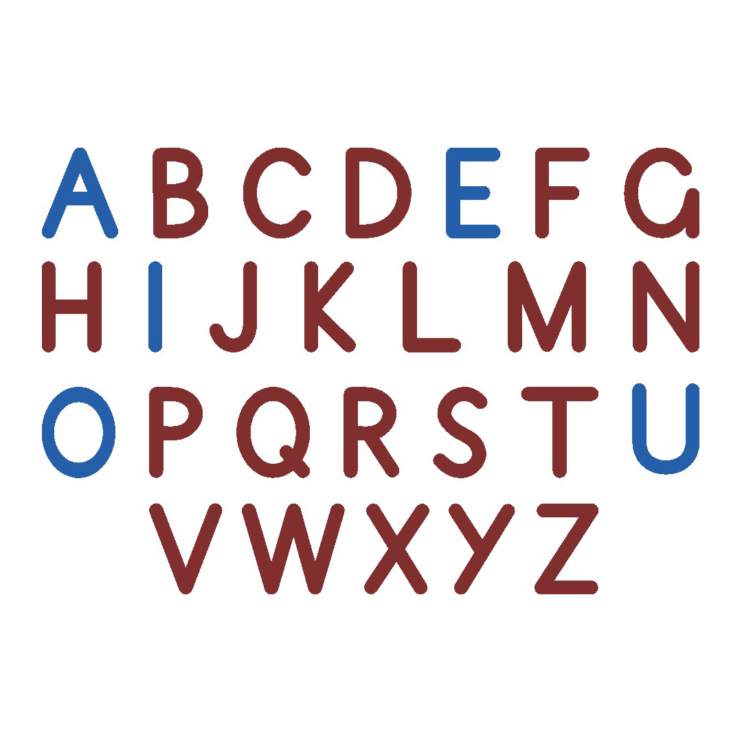 Movable Alphabet – Capital Letters