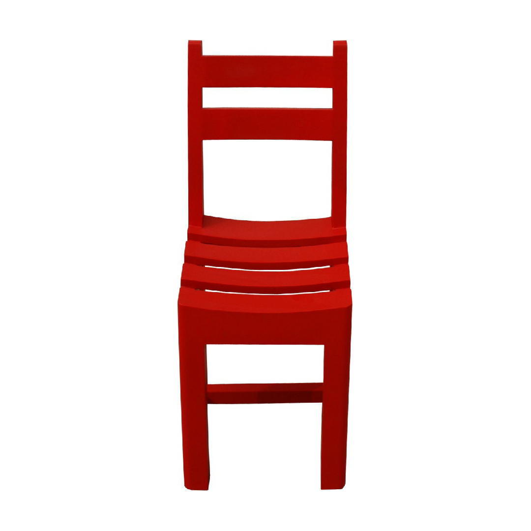 High-Gloss Nursery Chair (Red)