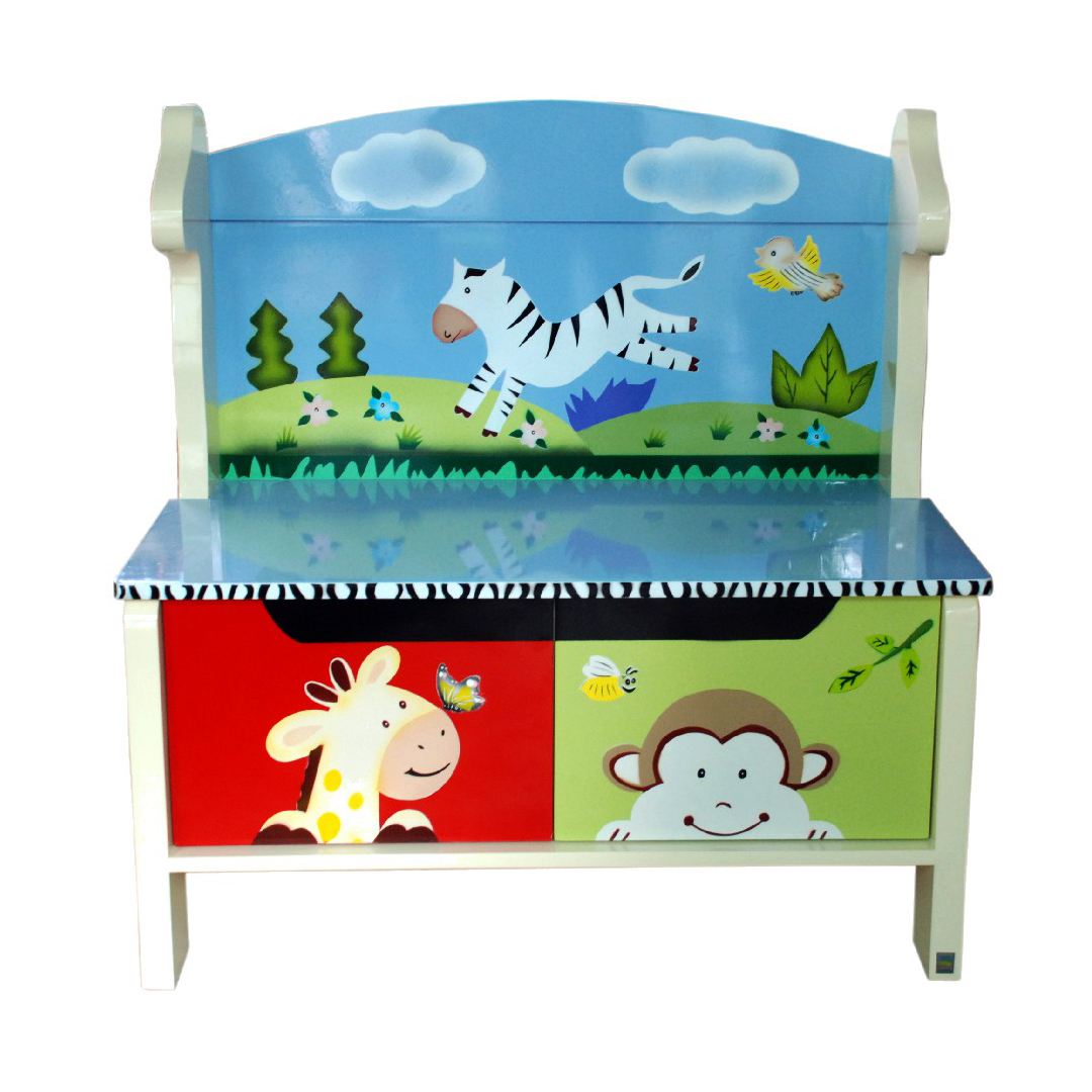 Savanna Giraffe Bench