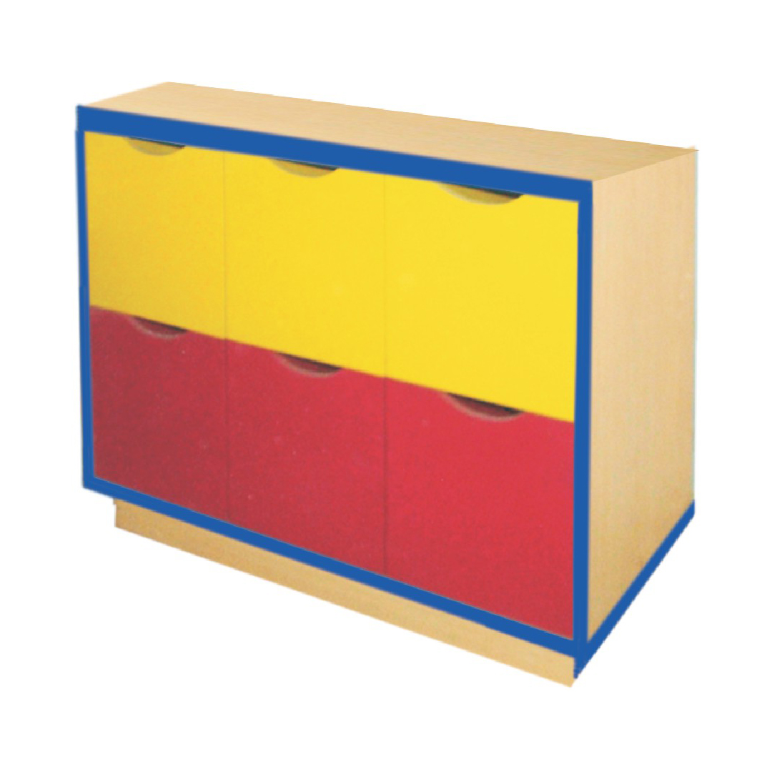 Six Box Storage Unit