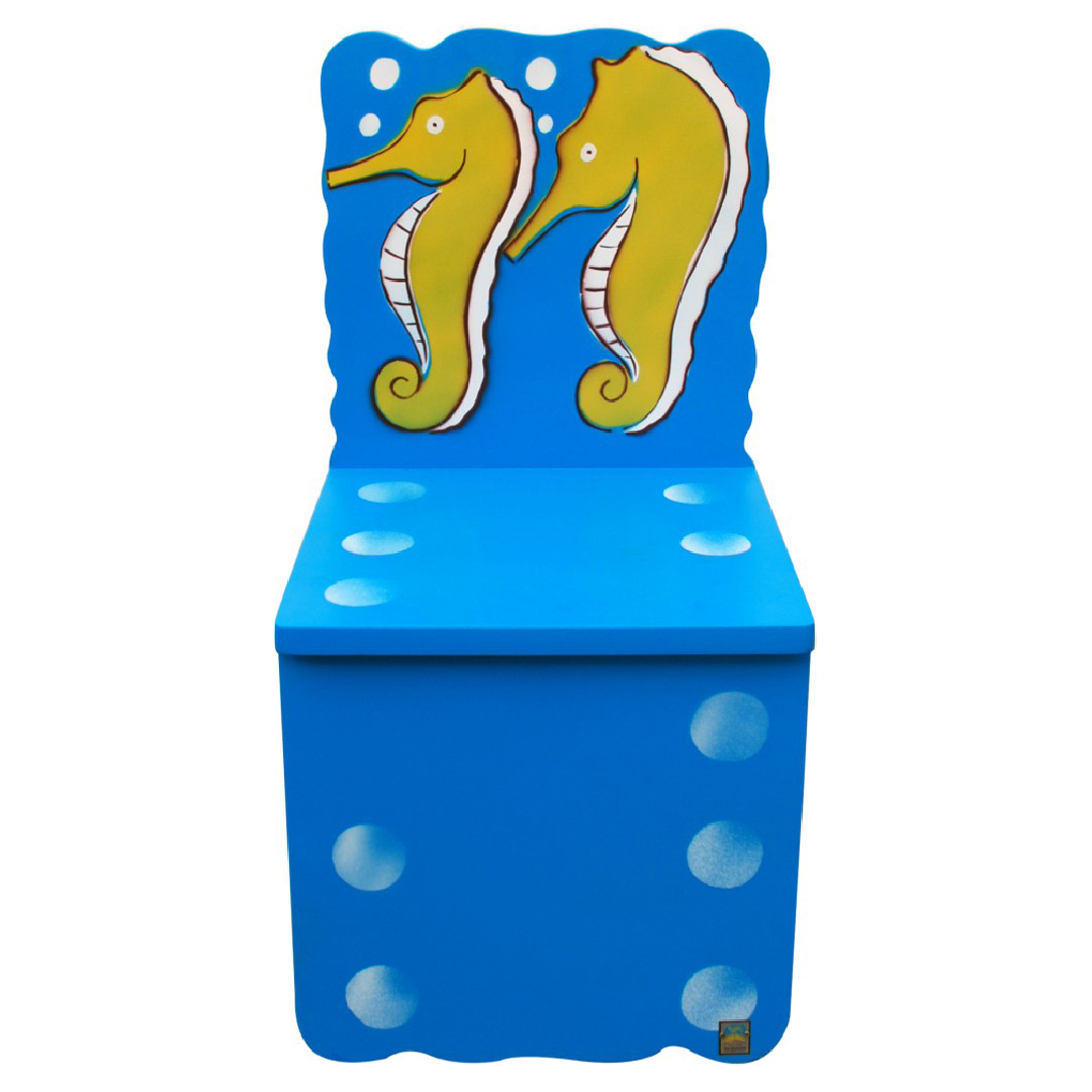 Sea Life Chair – Sea Horse (Blue)