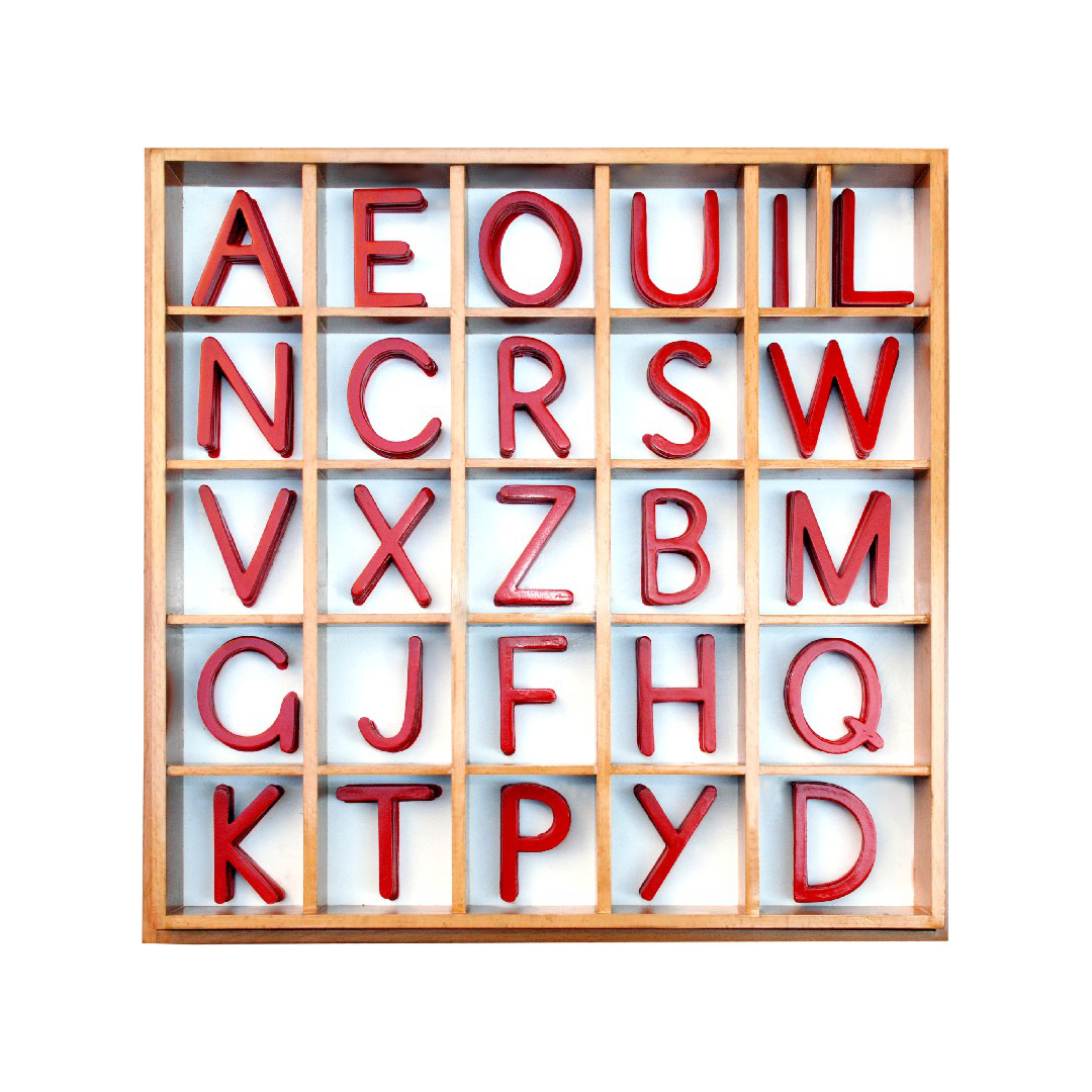 Box for Capital Movable Alphabet
