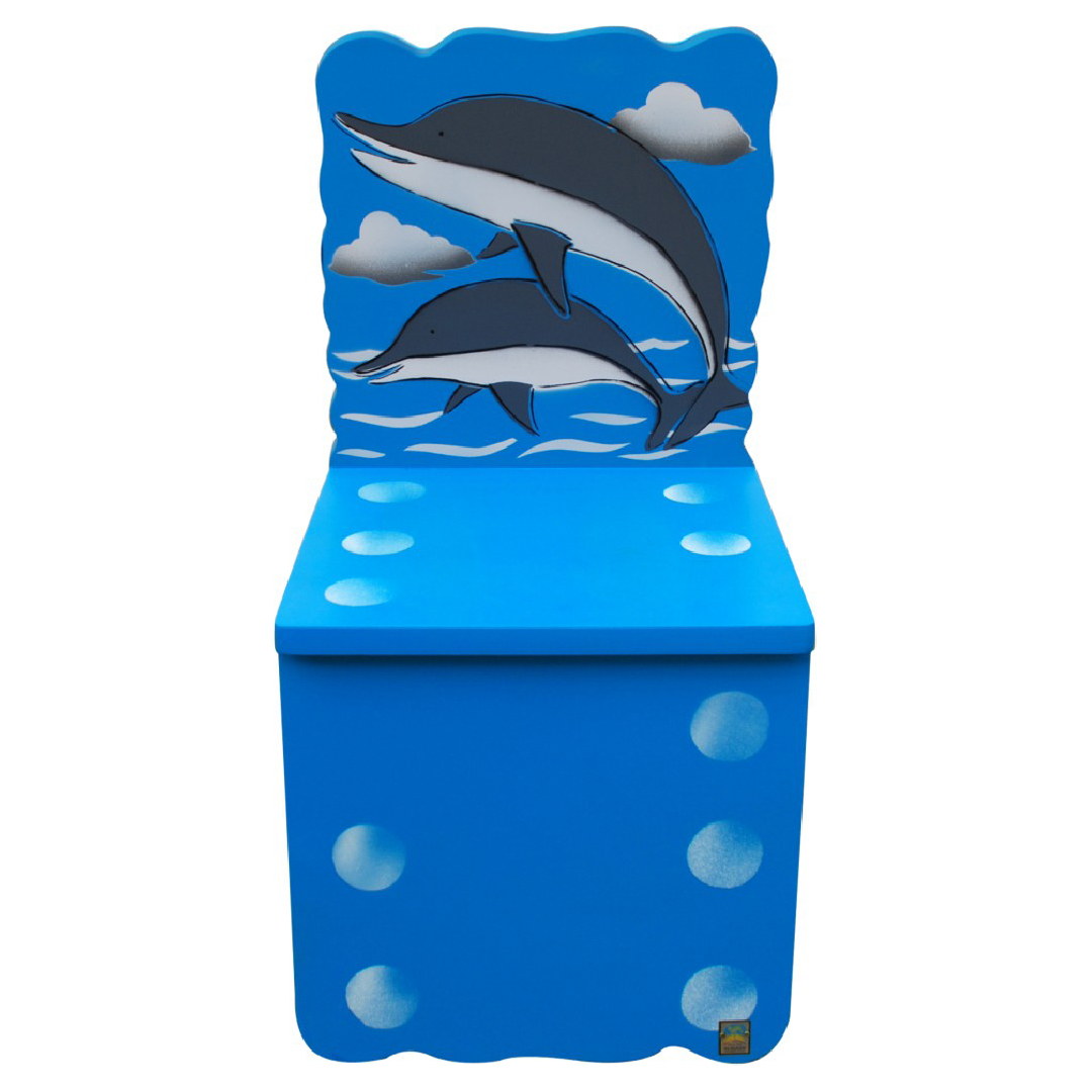 Sea Life Chair – Dolphin (Blue)